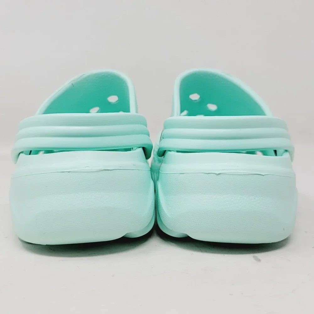 Amoji Kids Garden Clogs Blue Casual Shoes Size 13.5